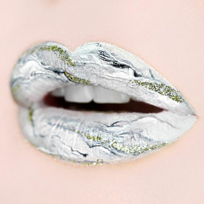 Los labios de marmol 2 - Los labios de mármol son la última tendencia en maquillaje. Viral en instagram