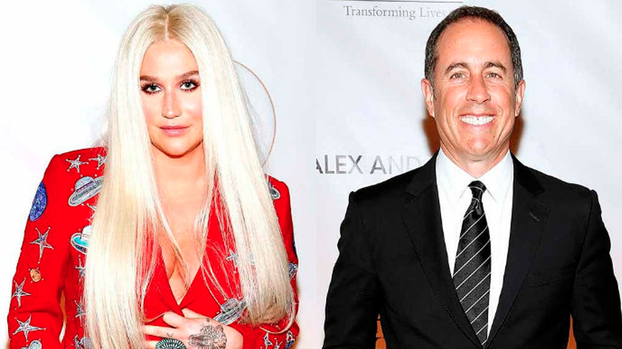 Jerry Seinfeld se niega a abrazar a Kesha