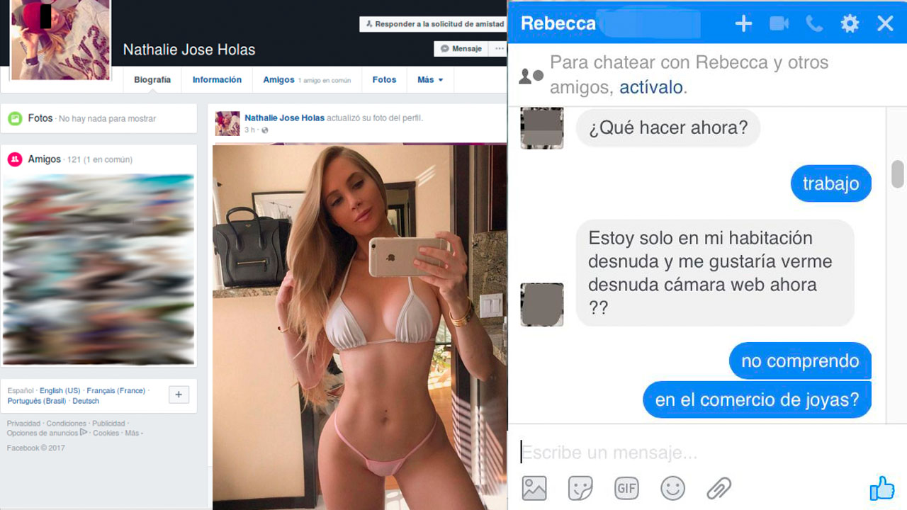 sextorsion estafa facebook dalemedia