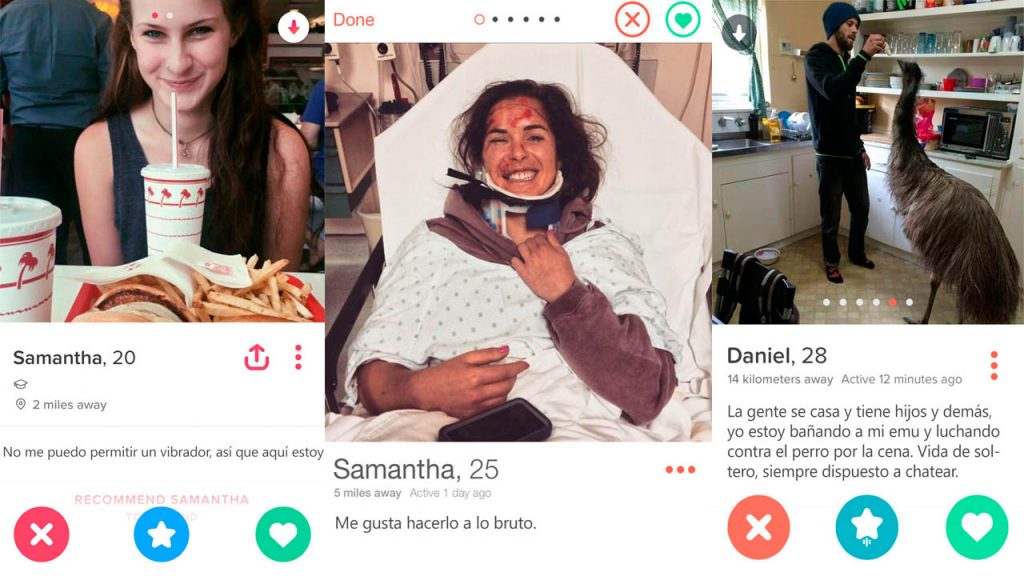 10 perfiles de Tinder daleNEWS