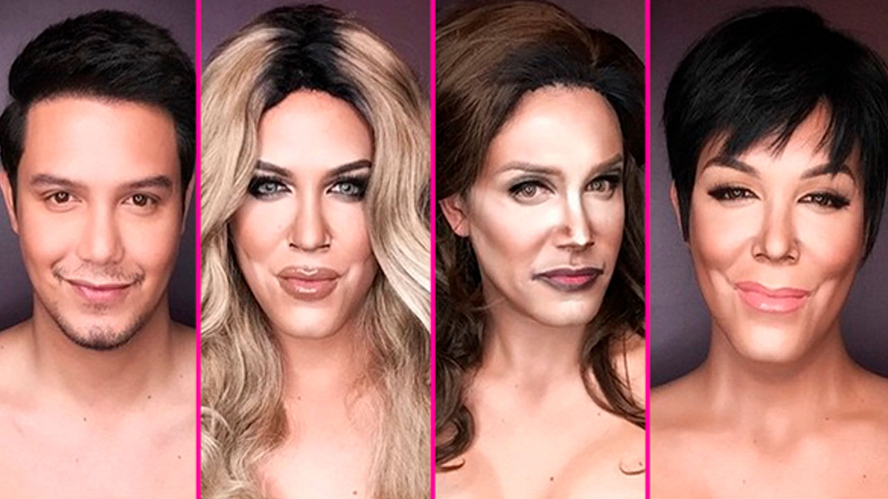 Paolo Ballesteros se transforma en las mujeres famosas