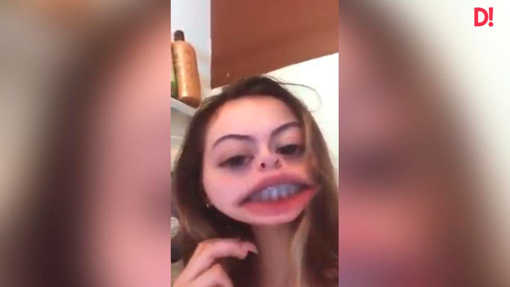 Cucaracha voladora en cara de joven que grababa video en instagram