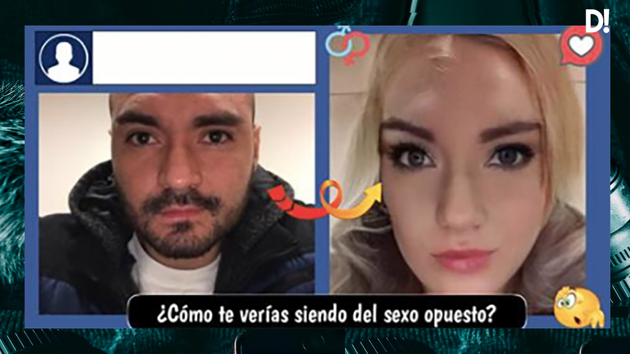 La app de Facebook de Como te verias siendo del sexo opuesto DALE