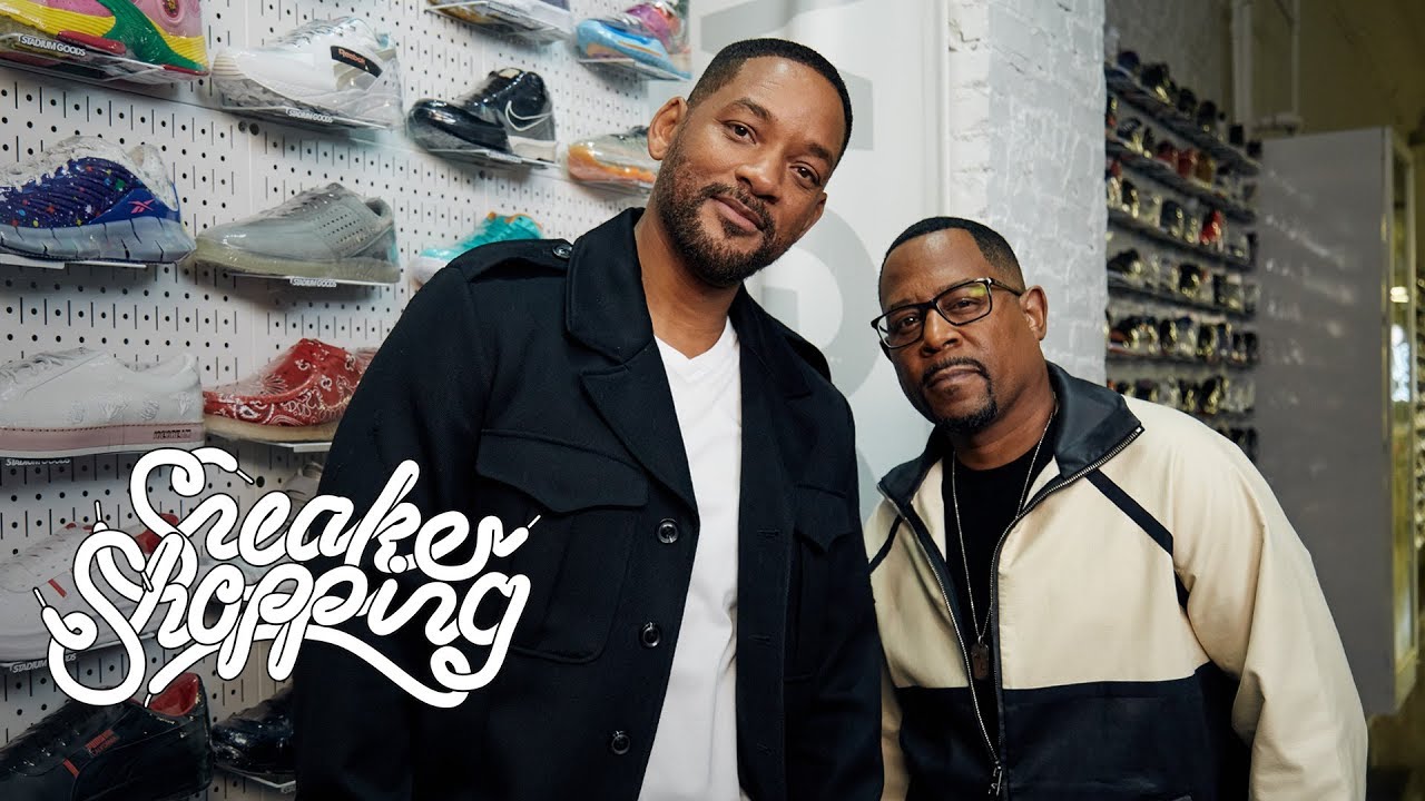 WILL SMITH y MARTIN LAWRENCE en SNEAKER SHOPPING