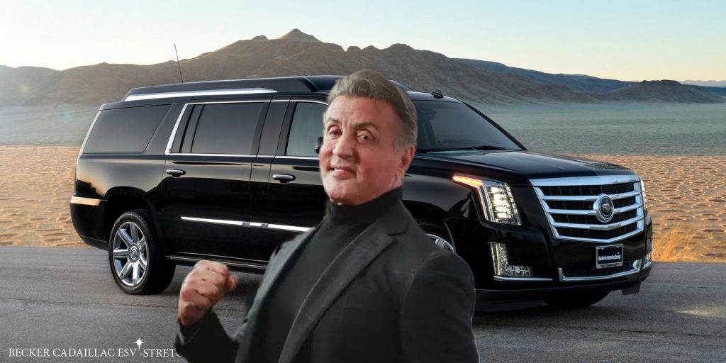 sylvester stallone BECKER CADILLAC ESCALADE BALBOA