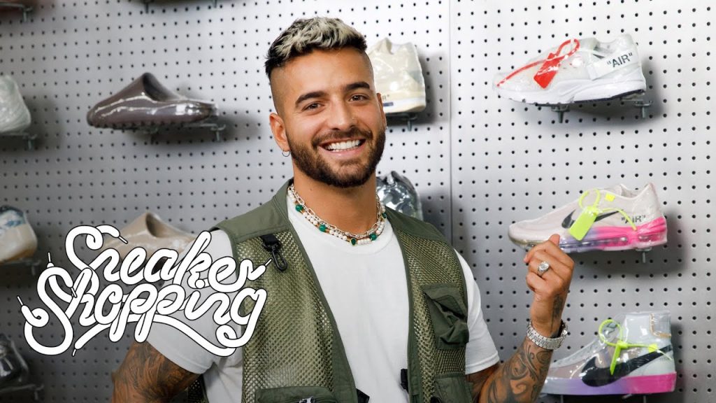 Maluma sneakers shopping